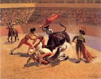 Frederic Remington - Bull Fight in Mexico